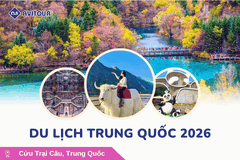 Du lịch Trung Quốc 2026: Thành Đô - Cửu Trại Câu - Đô Giang Yển
