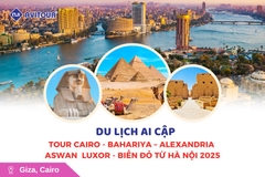 Du lịch Ai Cập: Tour Cairo - Bahariya - Alexandria - Aswan - Luxor - Biển Đỏ từ Hà Nội 2025