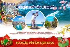Du lịch Bờ Tây Hoa Kỳ (Khai Xuân Bính Ngọ): Tour Los Angeles - Santa Monica - San Diego - Las Vegas - Seven Magic Mountain -  Hẻm Núi Đá Đỏ Red Rock Grand Canyon từ Hà Nội 2026