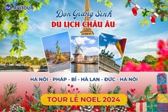 Du lịch Châu Âu Mùa Thu Đông 2024| Hà Nội - Pháp - Bỉ - Hà Lan - Đức - Hà Nội