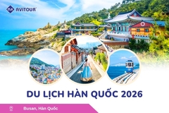 Du lịch Hàn Quốc 2026: Tour Hà Nội - Busan - Gyeongju - Seoul - Đảo Nami - Tàu Điện Ven Biển Haeundae - Cầu Kính Oryukdo - Làng Văn Hóa Huinnyeoul