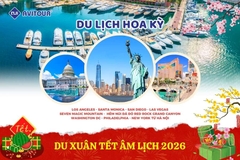 Du lịch Hoa Kỳ (Khai Xuân Bính Ngọ 2026): Tour Los Angeles - Santa Monica - San Diego - Las Vegas - Seven Magic Mountain -  Hẻm Núi Đá Đỏ Red Rock Grand Canyon - Washington DC - Philadelphia - New York từ Hà Nội 2026