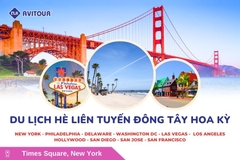 Du Lịch Hè Liên Tuyến Bờ Đông - Bờ Tây: Tour New York - Philadelphia - Delaware - Washington Dc - Las Vegas -  Los Angeles - Hollywood - San Diego - San Jose - San Francisco - Từ Hà Nội 2026