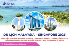 Du lịch Malaysia - Singapore 2026: Tour Đảo Sentosa - Madame Tussause - Garden By The Bay - Thành Cổ Malacca - Thủ Đô Kualalumpur - Cao Nguyên Genting - New Putrajaya từ Hà Nội