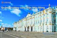 Du lịch nước Nga 2026: Tour Hà Nội - Moscow - Saint Petersburg từ Hà Nội
