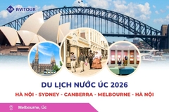 Du Lịch Nước Úc 2026: Tour Hà Nội - Sydney - Canberra - Melbourne - Hà Nội
