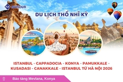 Du lịch Thổ Nhĩ Kỳ: Tour Istanbul - Cappadocia - Konya - Pamukkale - Kusadasi - Canakkale - Istanbul từ Hà Nội 2026