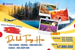 Du lịch Trung Hoa | TÂN CƯƠNG - URUMQI - VỊNH NGŨ SẮC - KANAS - HỎA DIỆM SƠN