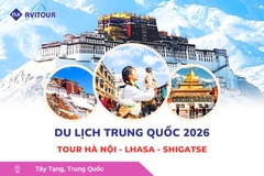 Du lịch Trung Quốc 2026: Tour Hà Nội - Lhasa - Shigatse