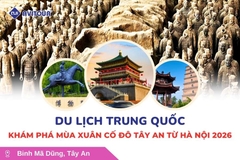 Du lịch Trung Quốc: Khám phá mùa xuân cố đô Tây An từ Hà Nội 2026