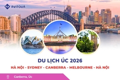 Du Lịch Úc 2026: Hà Nội - Sydney - Canberra - Melbourne - Hà Nội