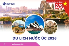 Du Lịch Úc Lễ 2/9/2026: Hà Nội - Sydney- Canberra - Melbourne  - Hà Nội