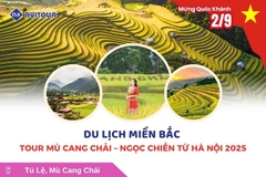 Du lịch Việt Nam 2/9: Tour Mù Cang Chải - Ngọc Chiến khởi hành từ Hà Nội 2025