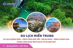 Du Lịch Việt Nam: Tour Quảng Bình - Vũng Chùa Đảo Yến - Bãi Đá Nhảy - Động Phong Nha - Thung Lũng Ngọc Bích Hava từ Hà Nội 2025