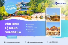 Du lịch Trung Quốc 2023| Hà Nội – Côn Minh – Lệ Giang – Shangrila 6N5Đ Đường Bộ