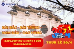 Khám phá Đài Loan 2024| Đài Bắc - Đài Trung - Nam Đầu - Cao Hùng