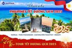 KHÁM PHÁ PHILIPPINES ( TẾT DƯƠNG LỊCH ): MANILA – THÁC PAGSANJAN – CAO NGUYÊN TAGAYTAY - MAKATI
