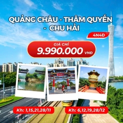 Khám phá văn hóa Châu Thổ Châu Giang 2024| Hà Nội - Thâm Quyến - Quảng Châu