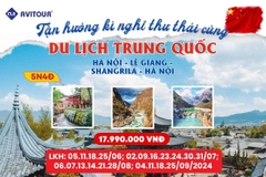 Tận hưởng kì nghỉ thư thái cùng du lịch Trung Quốc | HÀ NỘI - LỆ GIANG - SHANGRILA - HÀ NỘI