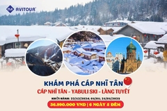 Tham quan Cáp Nhĩ Tân thiên đường tuyết trắng | CÁP NHĨ TÂN - YABULI SKI - LÀNG TUYẾT