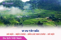 VI VU TÂY BẮC: HÀ NỘI -  MỘC CHÂU – BẢN LÁC MAI CHÂU -  HÀ NỘI