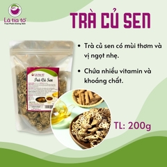 Trà củ sen sấy khô