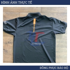 Áo thun Polo Xám - Vải Poly 4 chiều