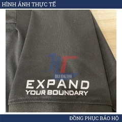 Áo thun Polo Xám - Vải Poly 4 chiều
