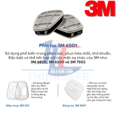 Phin Lọc Hơi Hữu Cơ 6001 Chính Hãng