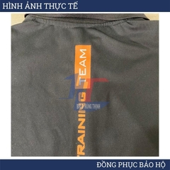 Áo thun Polo Xám - Vải Poly 4 chiều