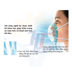 Khẩu trang 3M - 8210 Kháng khuẩn, Bụi Mịn | Tiêu chuẩn N95