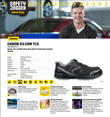 Giày Jogger Cador S3 LOW TLS