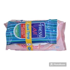 Khăn ướt Boby có mùi (100 tờ)