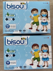Bisou y tế 4 lớp kid (h/50c)