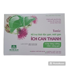 Tonic ÍCH CAN THANH giúp tăng cường chức năng gan Hoa Linh(12 lọ x20 ml)
