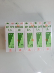Thuốc nhỏ mắt, mũi natri 0.9%