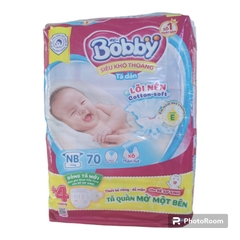 Tã dán sơ sinh Bobby NB70