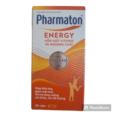 Pharmaton Energy Hỗn hợp vitamin và khoáng chất Sanofi ( 30 viên)