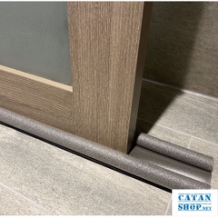 Nẹp xốp bịt đáy cửa cách nhiệt, bụi, côn trùng, Thanh chắn khe hở cửa chống thoát hơi máy lạnh-GD347-XopChanCua