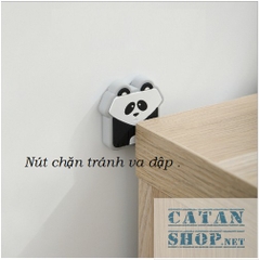 ❤️Nút chặn cửa❤️ Nút chống chạm cửa CUTE Vuông, miếng nhựa đệm sau cửa giảm tiếng động, chống trầy