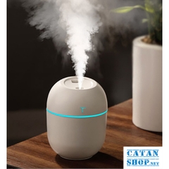 Máy xông tinh dầu Humidifier, Đèn xông tinh dầu mini, phun sương, nhỏ gọn cho phòng ngủ và trên xe hơi