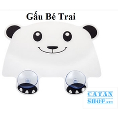 TẤM CHẮN NGĂN BẮN NƯỚC GẤU PANDA DÙNG CHO BỒN RỬA CHÉN SIÊU TIỆN LỢI, VỆ SINH