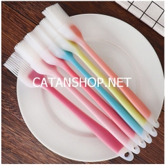 Chổi quét/ Cọ quét dầu bằng silicon chịu nhiệt  màu cầu vòng, chổi quét dầu nướng bbq/quét gia vị an toàn