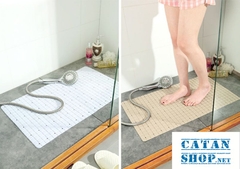 Miếng lót chân ô vuông, Thảm nhà tắm, nhà vệ sinh, thảm chống trơn trượt an toàn GD06-TNT-Vuong