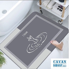 Thảm lau chân siêu hút nước thảm dày đế cao su chống trượt, thảm chùi chân siêu hút nước GD555-ThamsiliCN