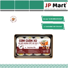 Cơm cá hồi nướng sốt bơ cay cuộn xù 600g/5 cái/ hộp