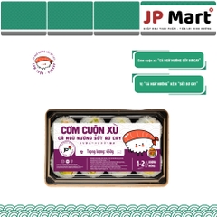 Cơm Cá ngừ nướng sốt bơ cay cuộn xù 600g/5 cái/ hộp