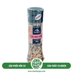 Chai tiêu muối hồng ( cối xay sử dụng 1 lần) - 380gr