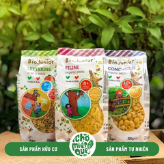 Mì nui ăn dặm HC cho bé hình chữ cái Bio Junior PN - 200gr