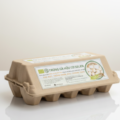 Trứng gà hữu cơ Selen - Vỉ 10 Quả